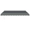 vidaXL Retractable Awning Anthracite 4.5x3 m Fabric and Aluminium