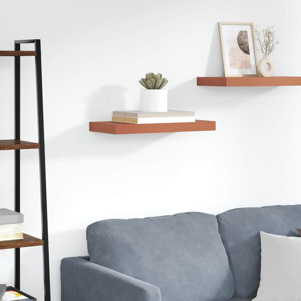 vidaXL Wall Shelf Wall-mounted Red 50 x 23 x 4 cm Engineered Wood