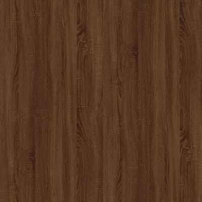 vidaXL Side Table Brown Oak 50x46x35 cm Engineered Wood