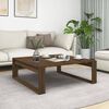 vidaXL Coffee Table Brown Oak 100x100x35 cm Engineered Wood
