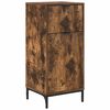 vidaXL Bathroom Cabinet Smoked oak 39.5 x 36 x 88 cm Engineered wood