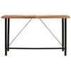 vidaXL Bar Table 180x70x107 cm Solid Wood Acacia and Iron