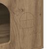 vidaXL Cat House Artisian Oak 51 x 30 x 52 cm Engineered Wood