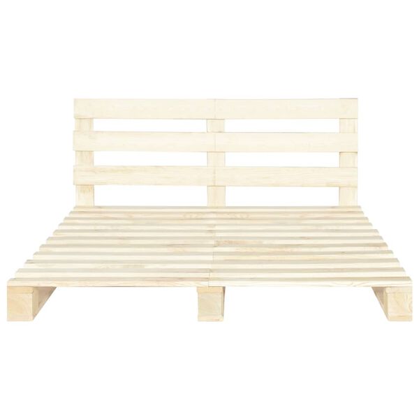 vidaXL Pallet Bed Frame without Mattress 140x200 cm Solid Wood Pine