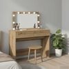 vidaXL Dressing Table Artisan Oak 100 x 40 x 120 cm Engineered Wood
