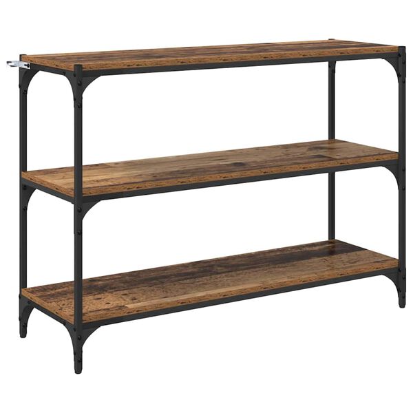 vidaXL Book Cabinet Old wood 100 x 33 x 70.5 cm Engineered wood