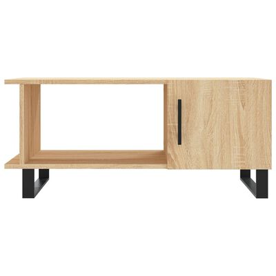 vidaXL Coffee Table Sonoma Oak 90x50x40 cm Engineered Wood