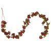 vidaXL Christmas Flower Garlands 6 pcs Wine Red 250 cm
