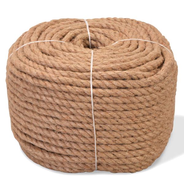 vidaXL Rope 100% Jute 12 mm 100 m