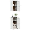 vidaXL Bathroom Furniture Set VIGO 2 pcs White and Antique White