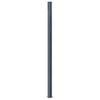 vidaXL Fence Posts 2 pcs Dark Grey 185 cm Aluminium