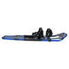 vidaXL 3 in 1 Snowshoes Blue and Black 30 inches Aluminum and HDPE