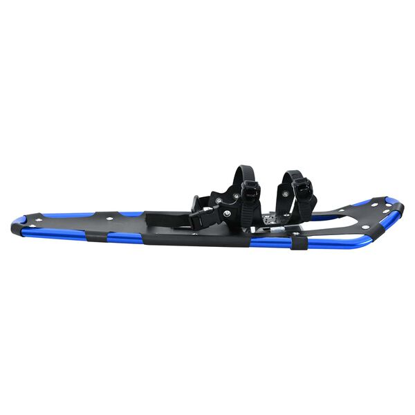 vidaXL 3 in 1 Snowshoes Blue and Black 30 inches Aluminum and HDPE