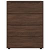 vidaXL Storage Cabinets 2 pcs Brown Oak 80 x 48 x 105 cm