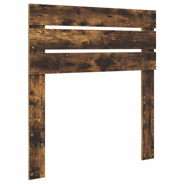 vidaXL Headboard with Headboard Smoked Oak 75 cm Engineered wood