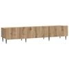 vidaXL TV Cabinet Artisan Oak 147 x 34.5 x 32 cm Engineered Wood