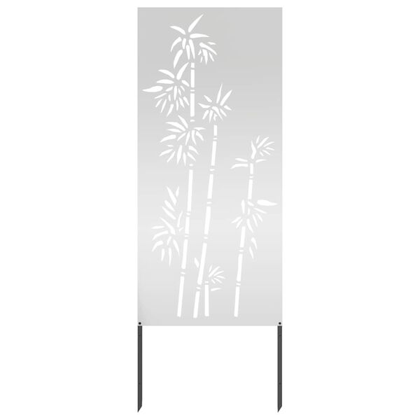 vidaXL Garden Privacy Screen Silver 50 x 140 cm Galvanised steel