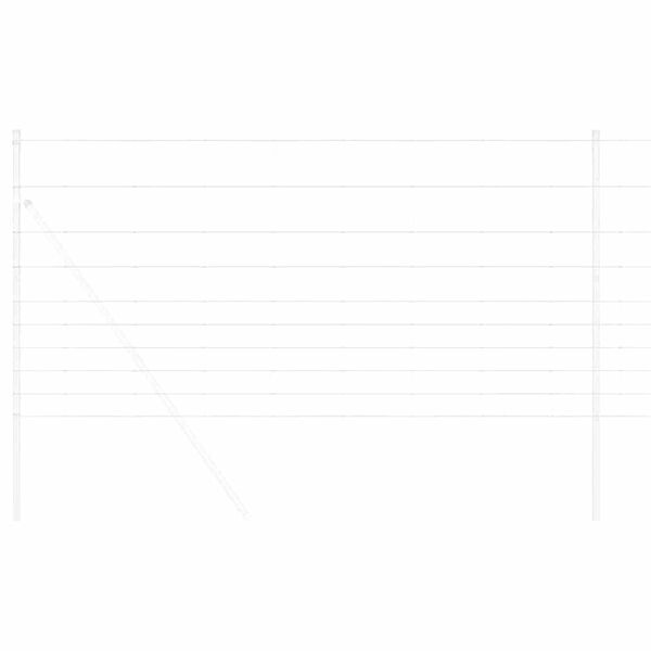 vidaXL Field Fence Silver 50 x 1.2 m Galvanised steel