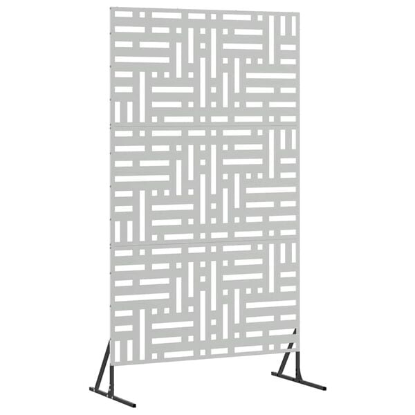 vidaXL Privacy Screen Grey 100 x 50 x 180 cm Steel