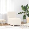 vidaXL Modular Sofa Unit Armless 2 pcs Cream 55 x 74 x 82 cm