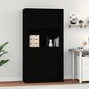 vidaXL Highboard Black Engineered Wood