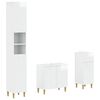 vidaXL 3 Piece Bathroom Cabinet Set DELFT Engineered Wood