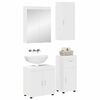 vidaXL Bathroom Furniture Set with Drawer TULUM White Engineered Wood