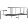 vidaXL Sofa Bed Frame without Mattress Grey Metal 90x200 cm