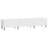 vidaXL TV Cabinet High Gloss White 147 x 34.5 x 32 cm Engineered Wood