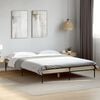 vidaXL Bed Frame without Mattress Sonoma Oak 140x190 cm