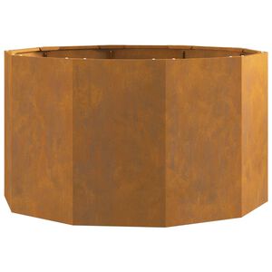 vidaXL Planter Rusty 90 x 90 x 50 cm Weathering Steel
