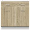 vidaXL Drawer Bottom Cabinet Lyon Sonoma Oak 80x46x81.5 cm Engineered Wood