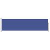 vidaXL Patio Retractable Side Awning 140x500 cm Blue