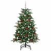 vidaXL Artificial Christmas Tree with 150 LEDs with Stand Green 150 cm