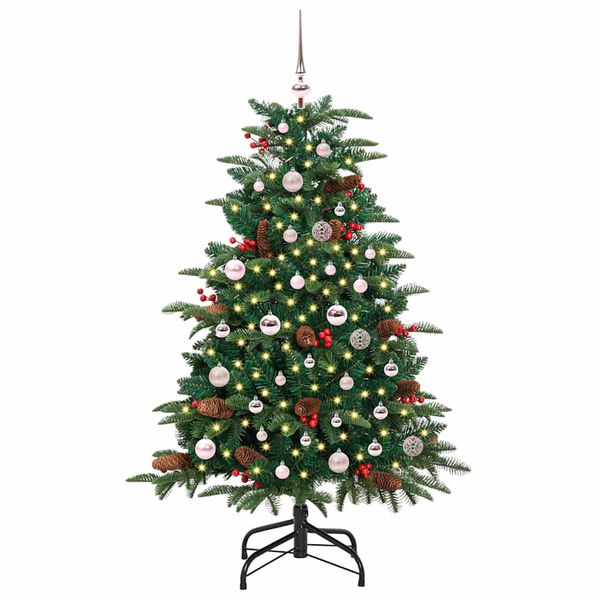 vidaXL Artificial Christmas Tree with 150 LEDs with Stand Green 150 cm