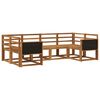 vidaXL Outdoor Sofa Set 6 pcs Natural Solid Acacia Wood