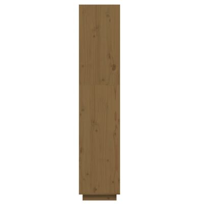 vidaXL Book Cabinet/Room Divider Honey Brown 40x35x167 cm Solid Wood Pine