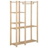 vidaXL Clothes Rack 110x38x170 cm Solid Pinewood
