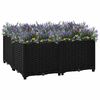 vidaXL Raised Bed 80x80x38 cm Polypropylene