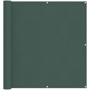 vidaXL Balcony Screen Dark Green 110 x 600 cm Oxford Fabric