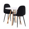 Venture Home Dining Chairs 2 pcs Polar Velvet Black