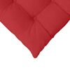 vidaXL Seat Cushions 2 pcs Red 40 x 40 x 6 cm Fabric