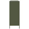 vidaXL Sideboard Olive Green 135x39x103.5 cm Cold-rolled Steel