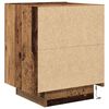 vidaXL Bedside Cabinet Old Wood 45 x 40 x 55 cm Engineered Wood