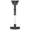 vidaXL Snow Shovel Kit 3-in-1 Black Aluminum