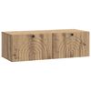 vidaXL Wall-Mounted TV Cabinet Artisan Oak 99 x 41 x 30 cm