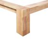 vidaXL Bed Frame without Mattress Solid Oak Wood 160x200 cm