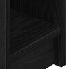 vidaXL Bedside Cabinet with Drawer Black Oak 20x36x60 cm
