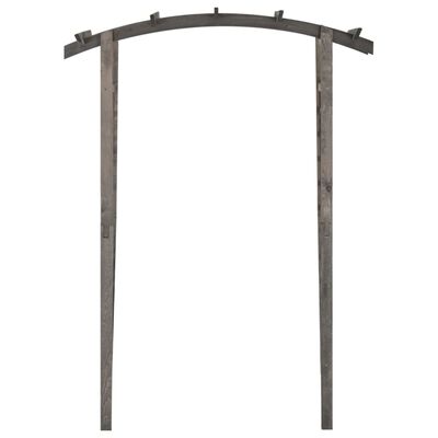 vidaXL Trellis Arch 150x50x210 cm Grey Impregnated Pinewood