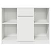 vidaXL Sideboard with Drawer White 101x35x76 cm Engineered Wood